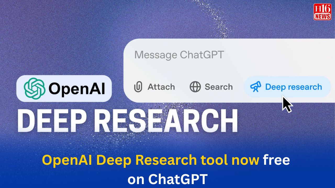 OpenAI Deep Research tool now free on ChatGPT